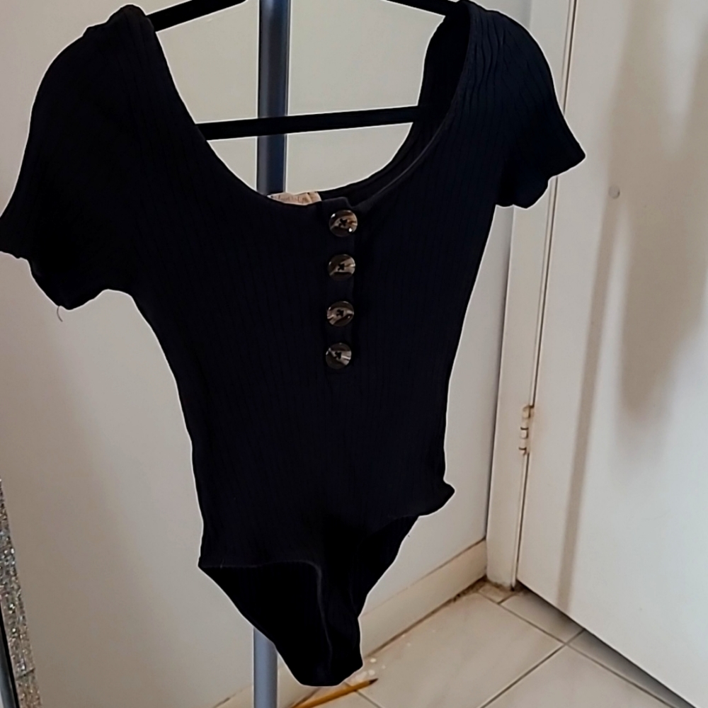 Heart and hips one piece button to